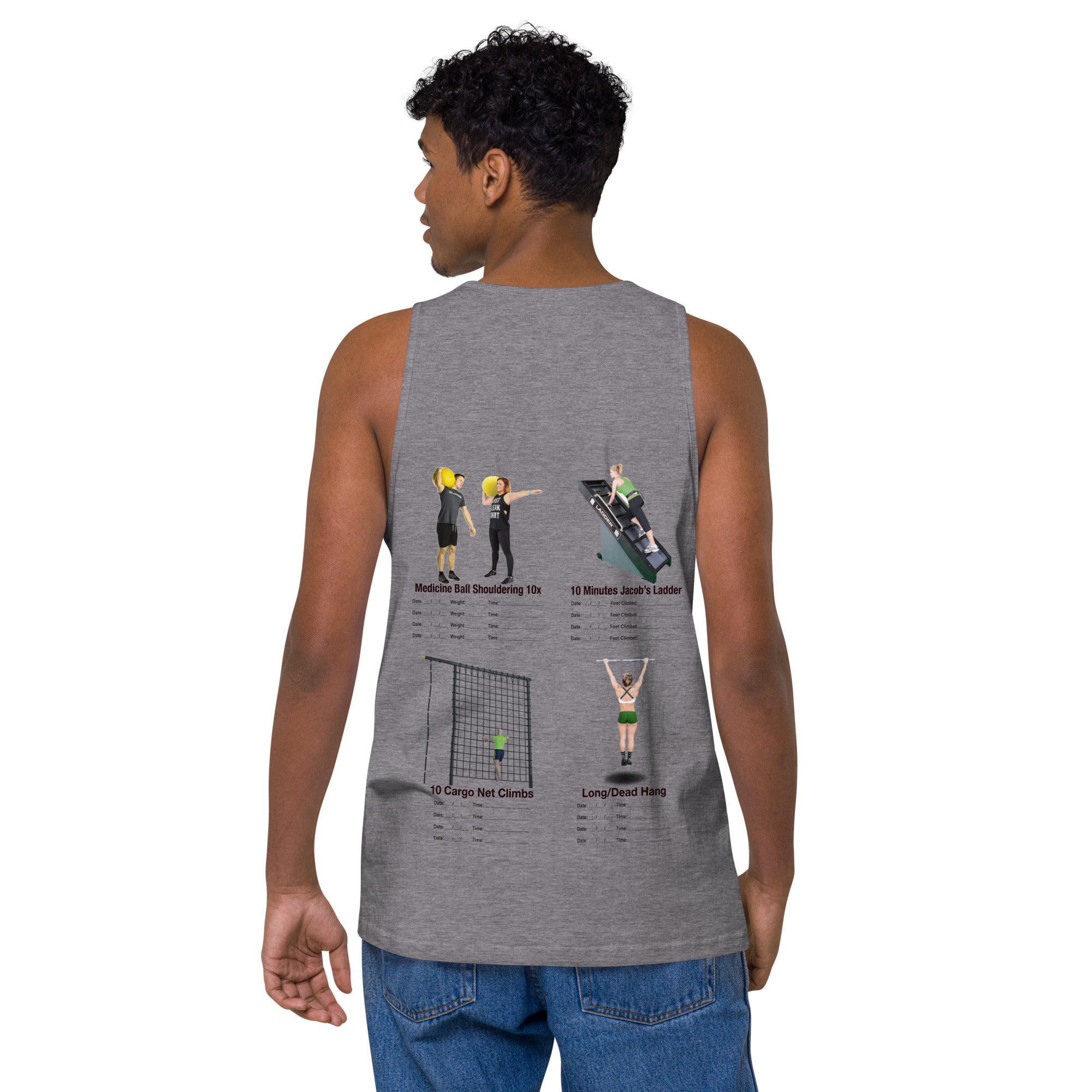 Quad Fitness Challenge premium tank top