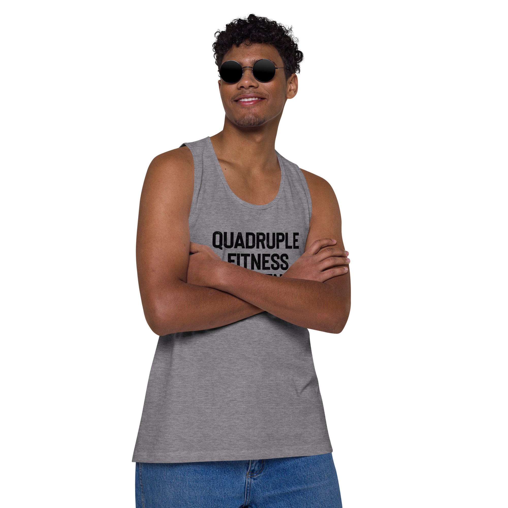 Quad Fitness Challenge premium tank top
