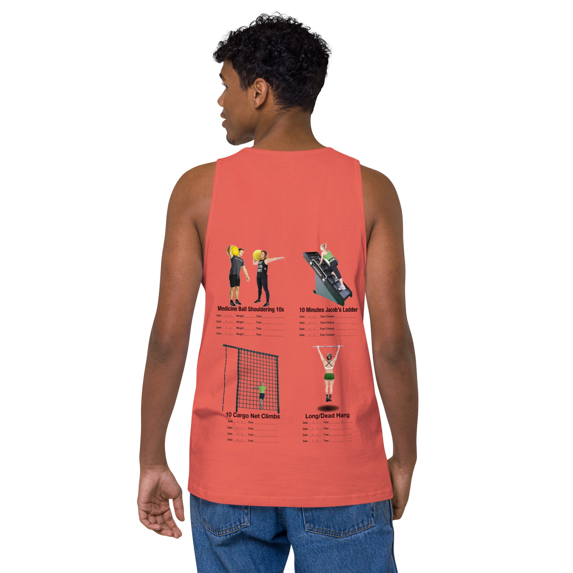 Quad Fitness Challenge premium tank top