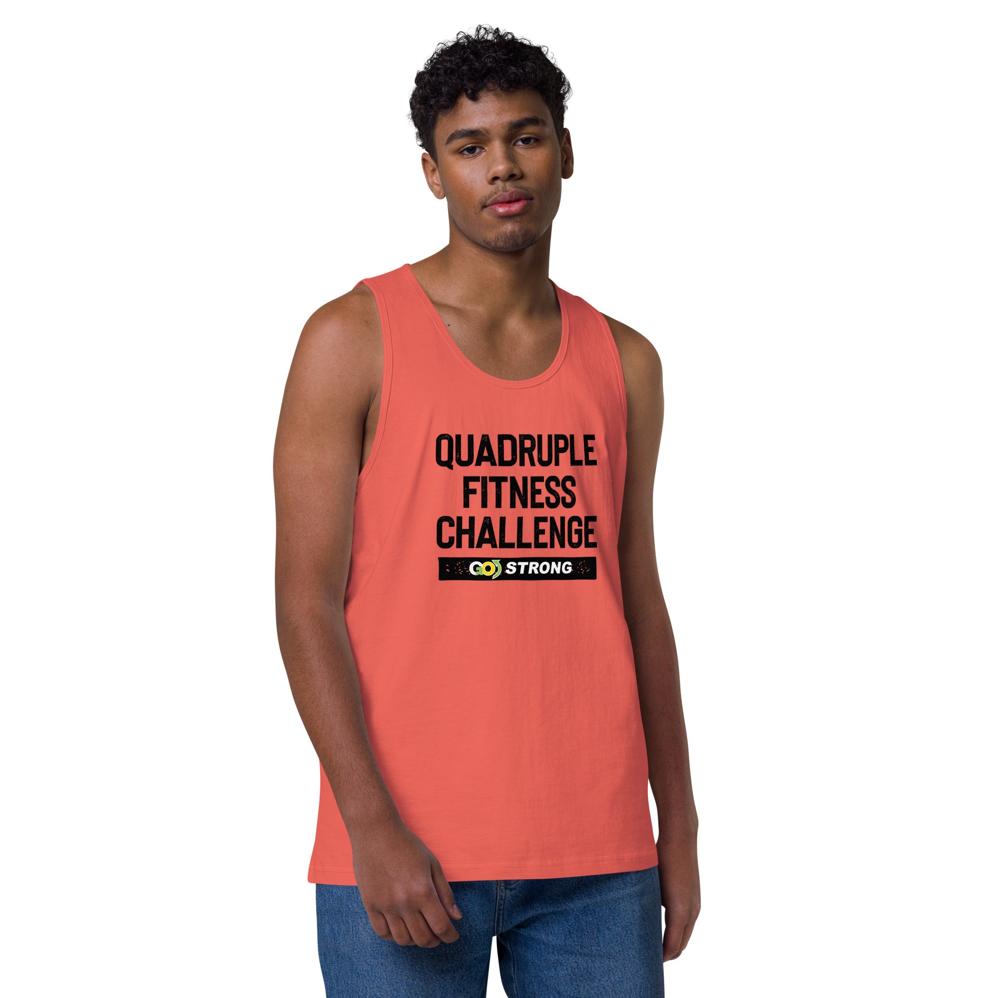 Quad Fitness Challenge premium tank top