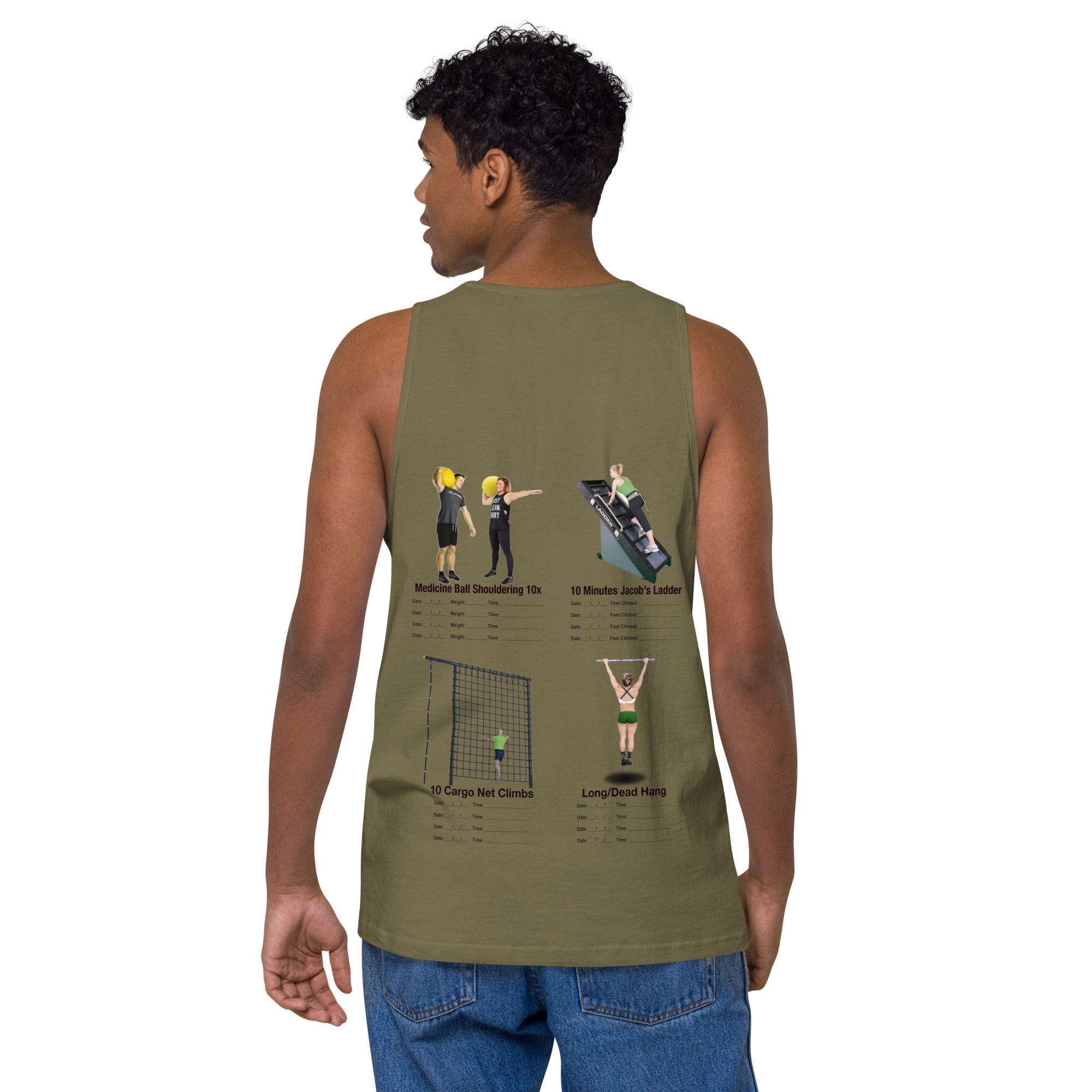 Quad Fitness Challenge premium tank top