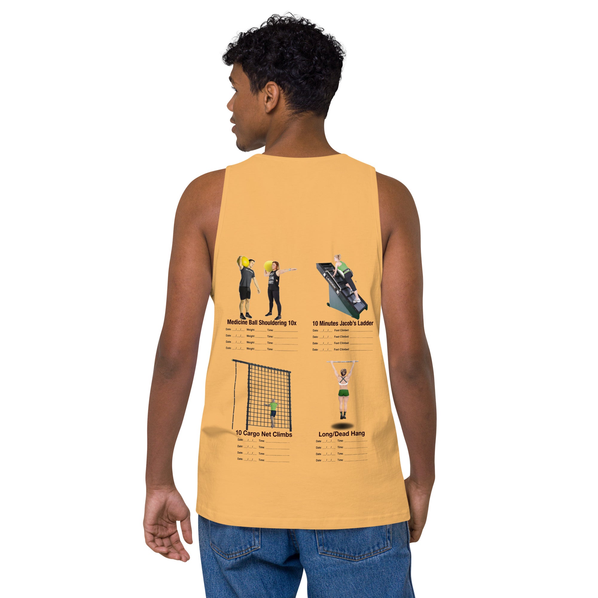 Quad Fitness Challenge premium tank top