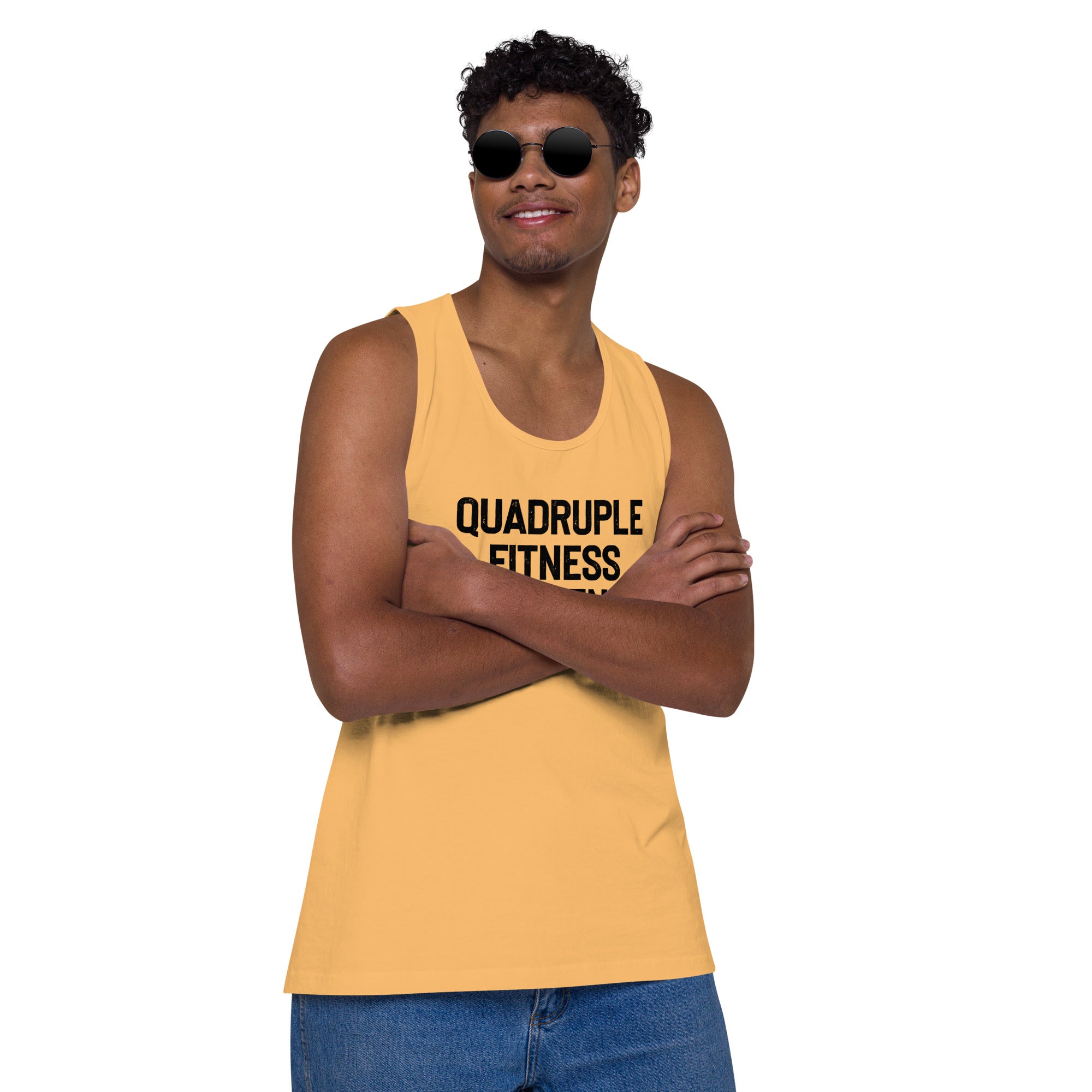 Quad Fitness Challenge premium tank top