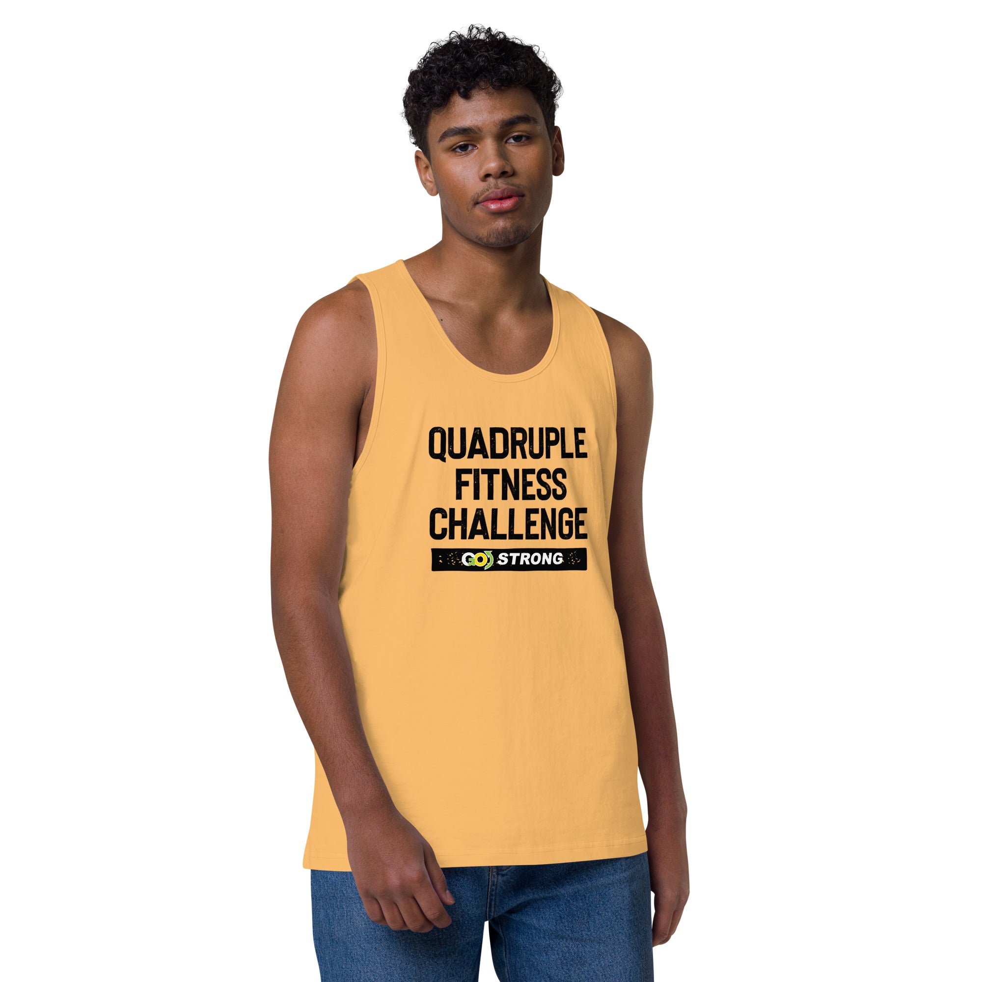 Quad Fitness Challenge premium tank top