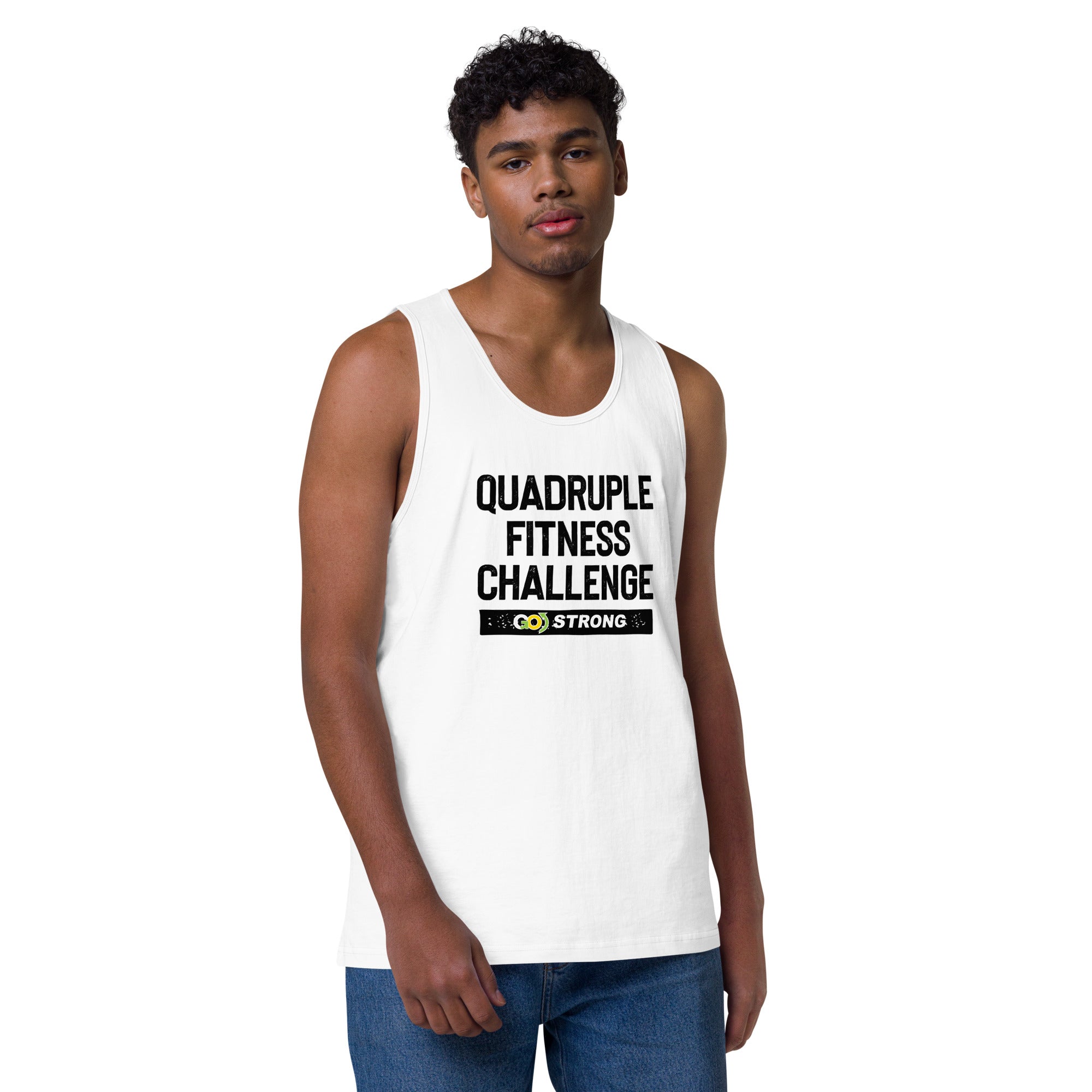 Quad Fitness Challenge premium tank top