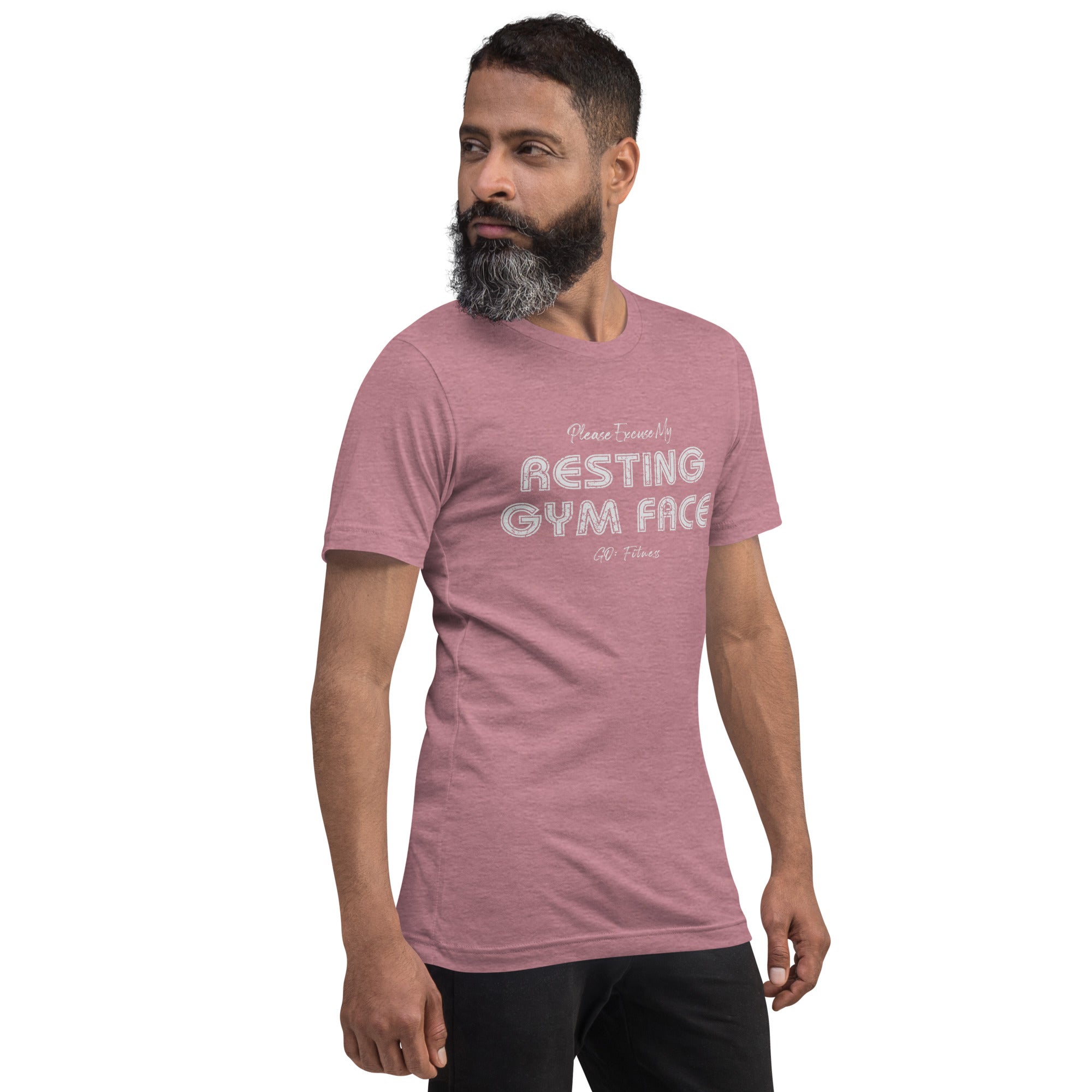 Resting Gym Face Dark Unisex t-shirt
