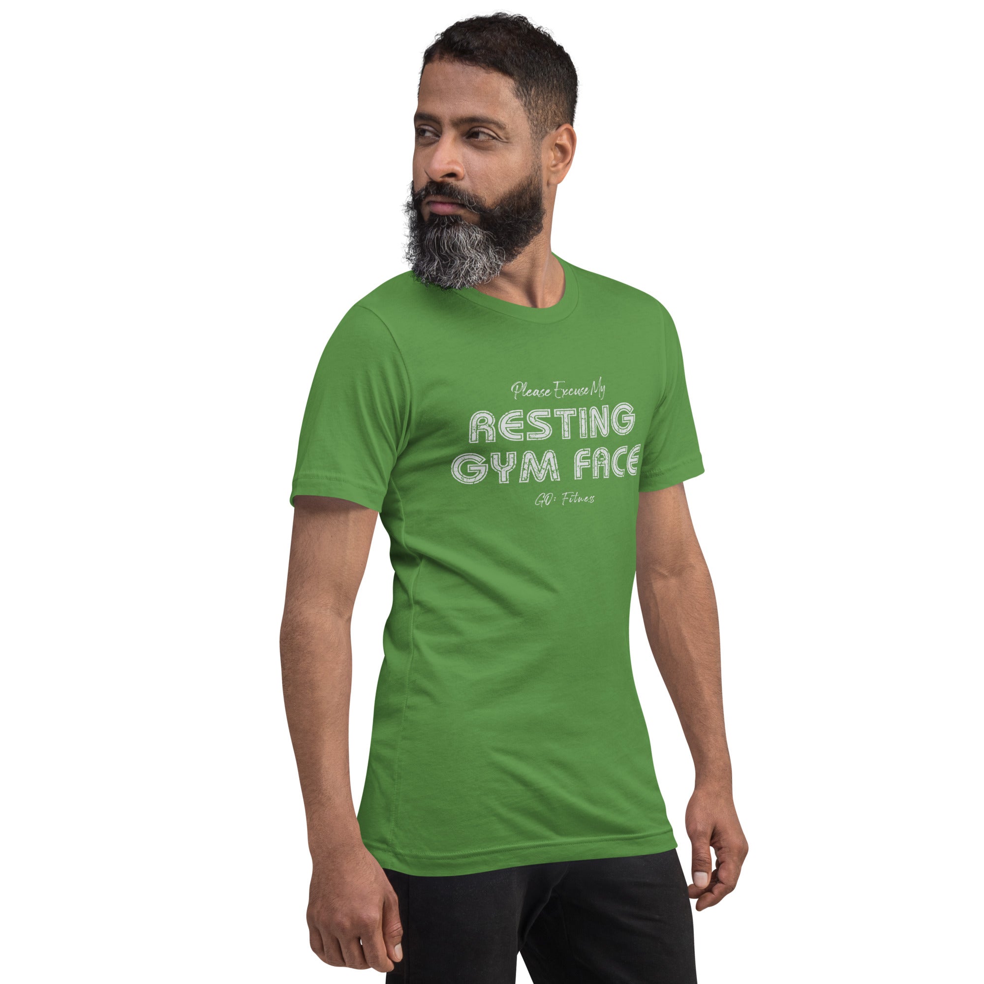 Resting Gym Face Dark Unisex t-shirt