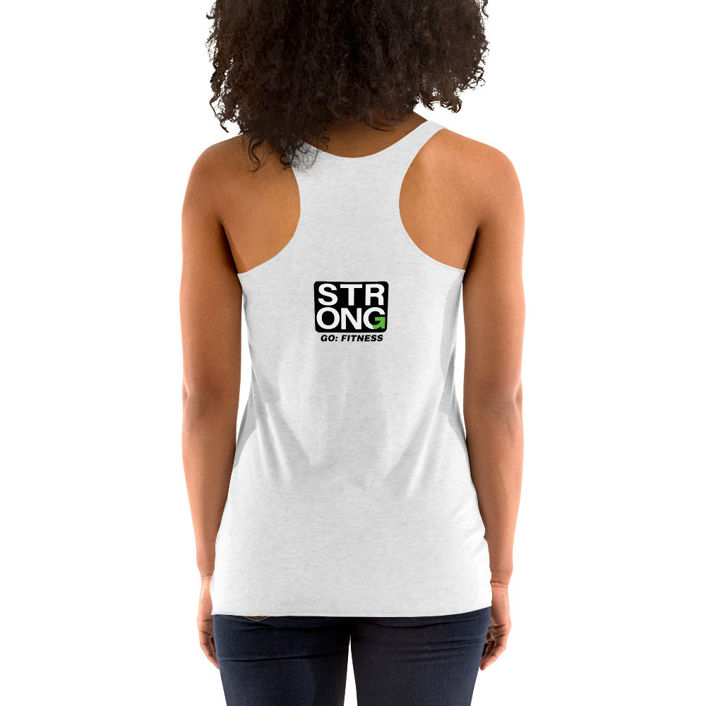 Resting Gym Face Light Women's Racerback Tank