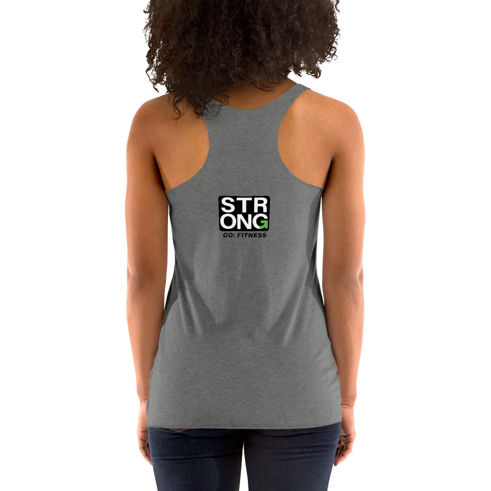 Resting Gym Face Light Women's Racerback Tank