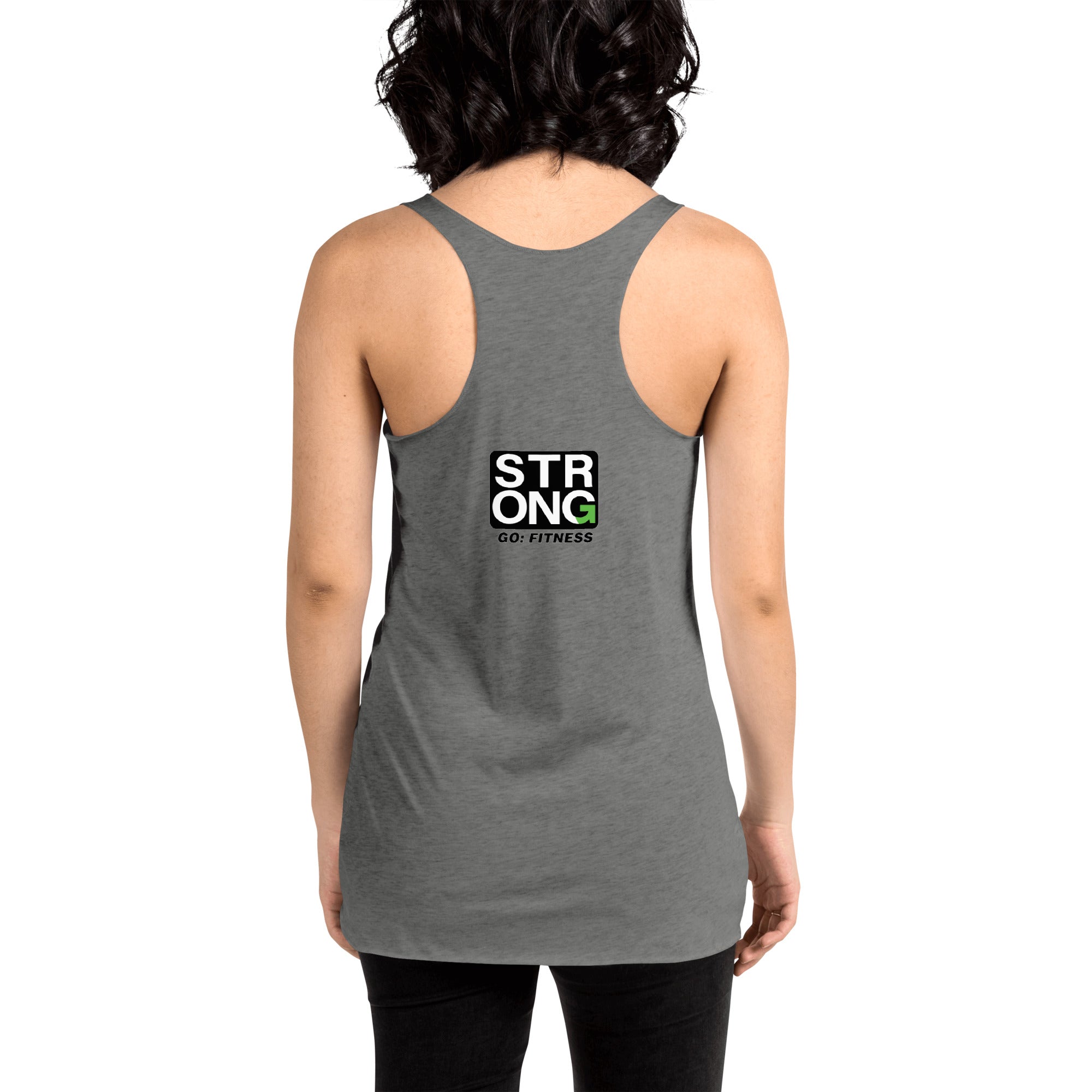 Resting Gym Face Dark Women's Racerback Tank