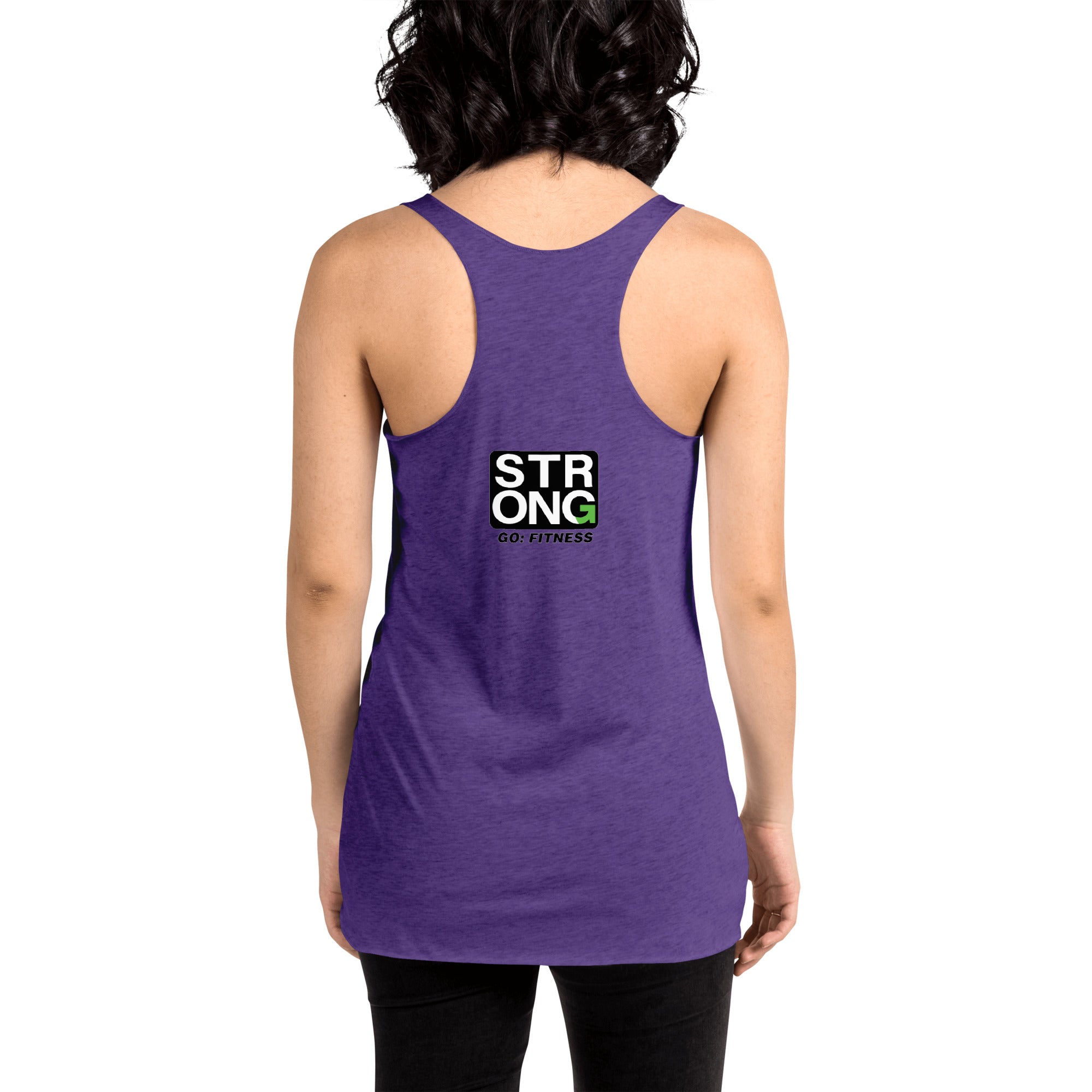 Resting Gym Face Dark Women's Racerback Tank