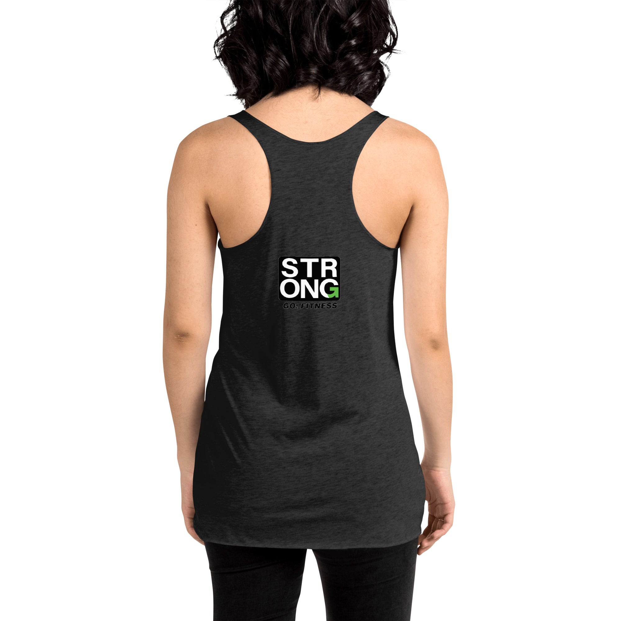 Resting Gym Face Dark Women's Racerback Tank