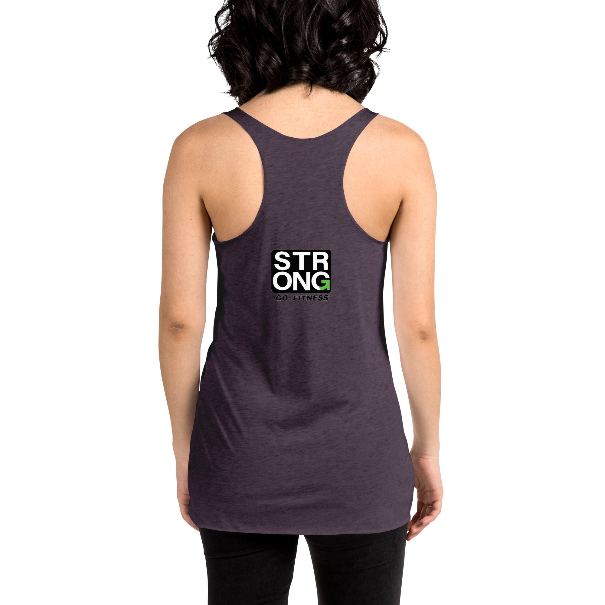 Resting Gym Face Dark Women's Racerback Tank