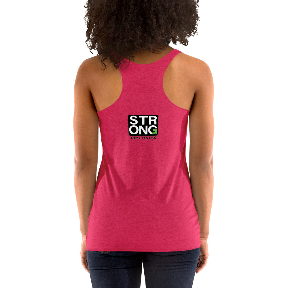 Resting Gym Face Light Women's Racerback Tank