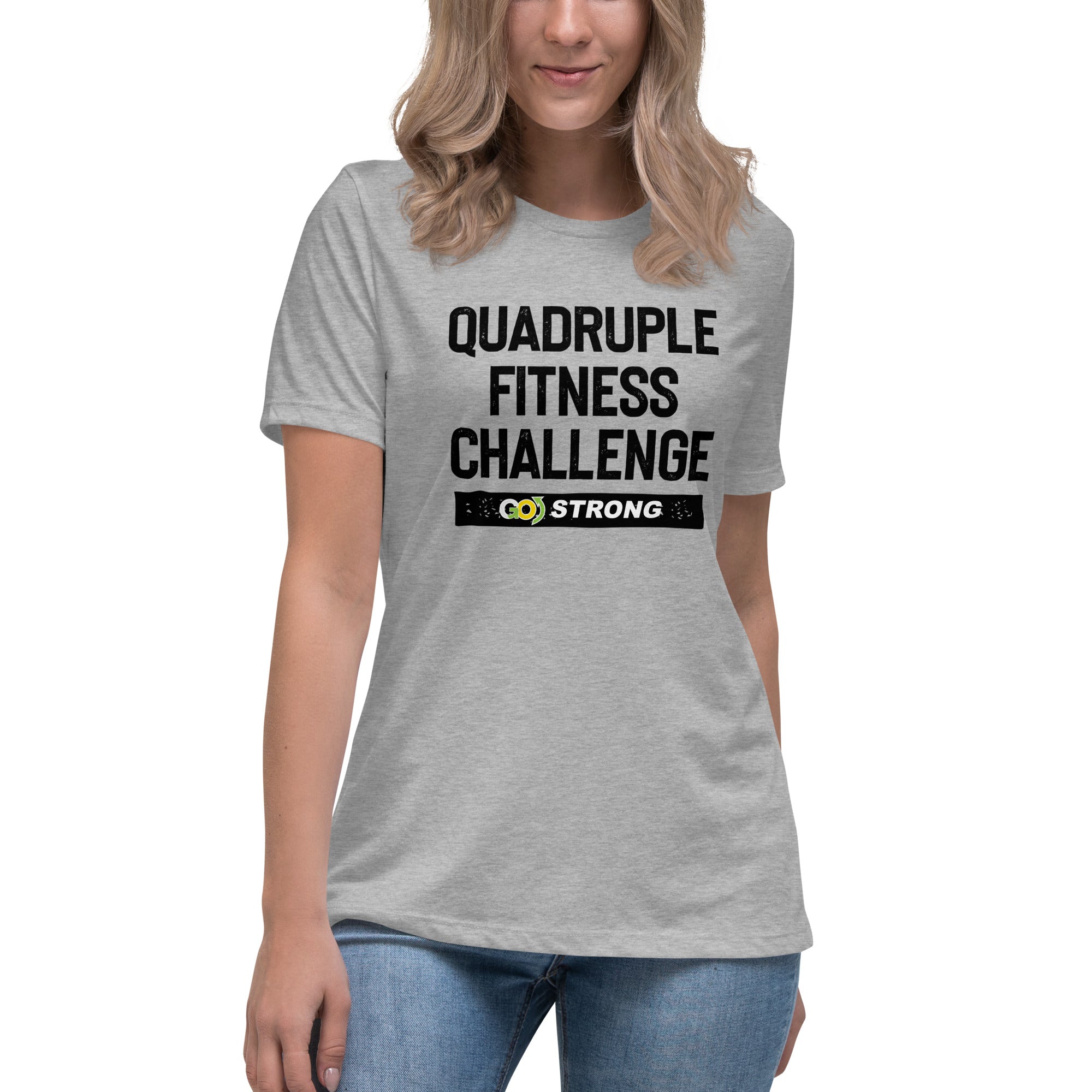 Quad Fitness Challenge Women's Relaxed T-Shirt
