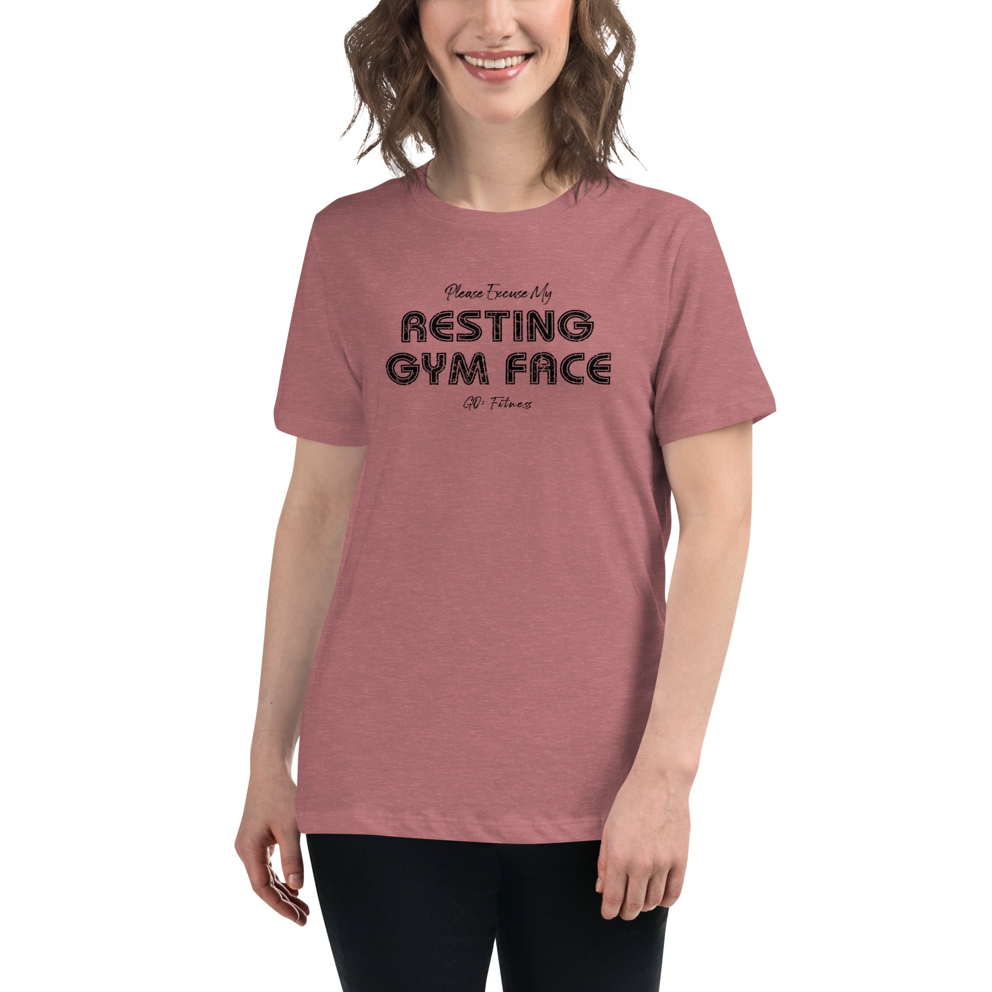 Resting Gym Face Women's Relaxed T-Shirt