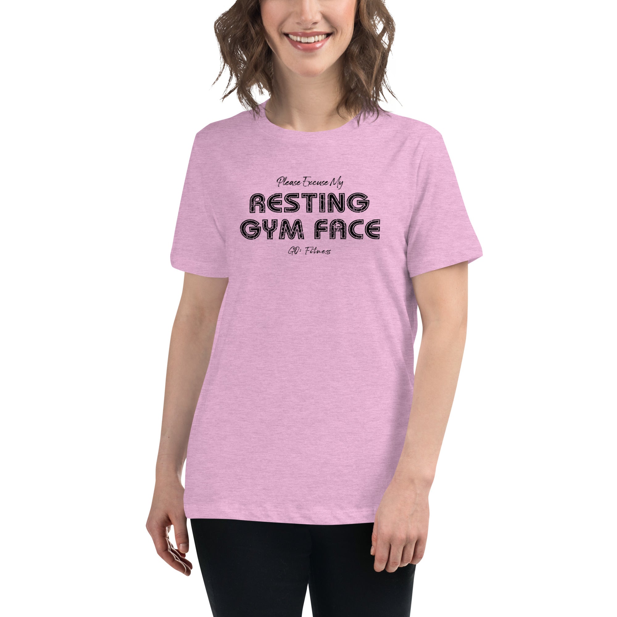 Resting Gym Face Women's Relaxed T-Shirt