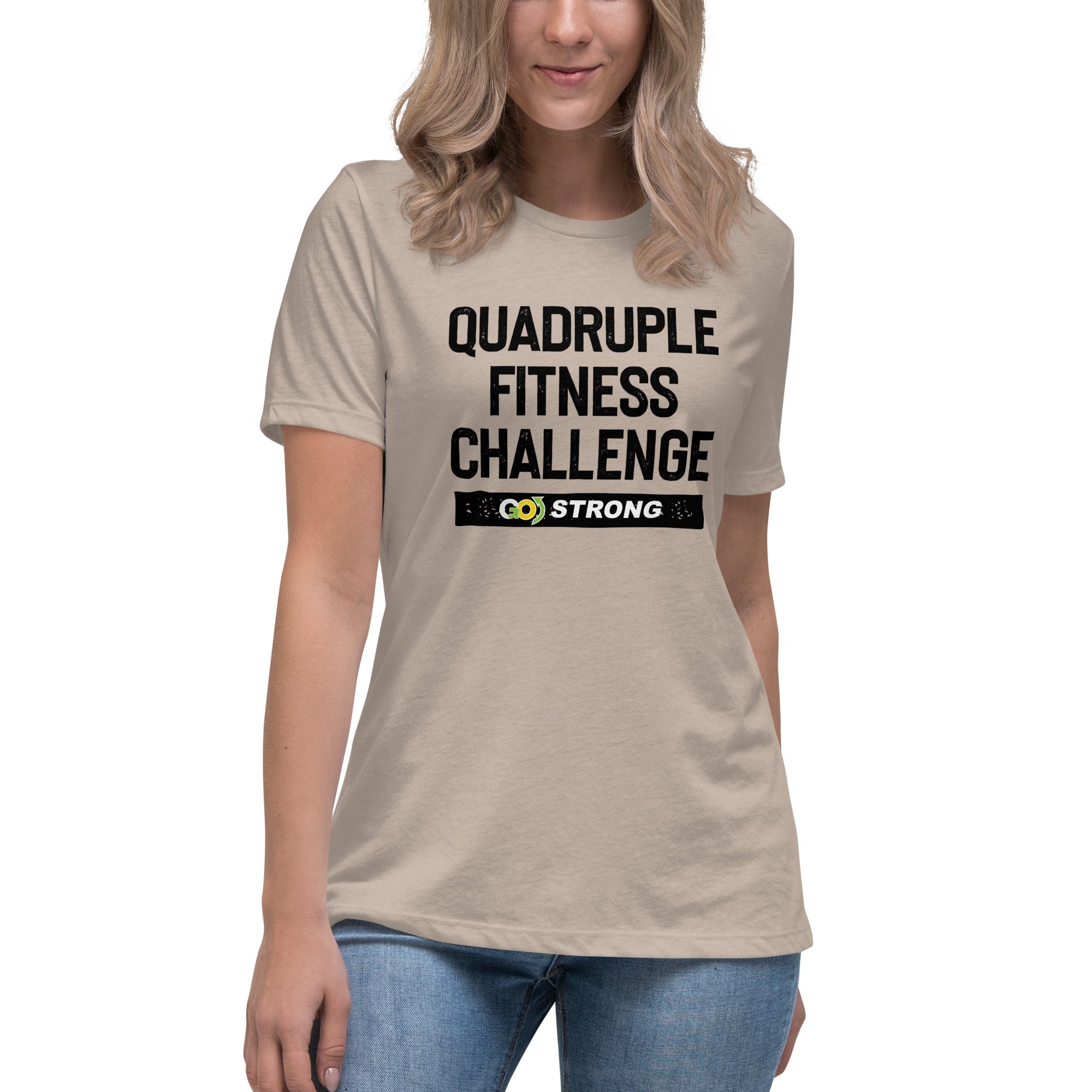 Quad Fitness Challenge Women's Relaxed T-Shirt
