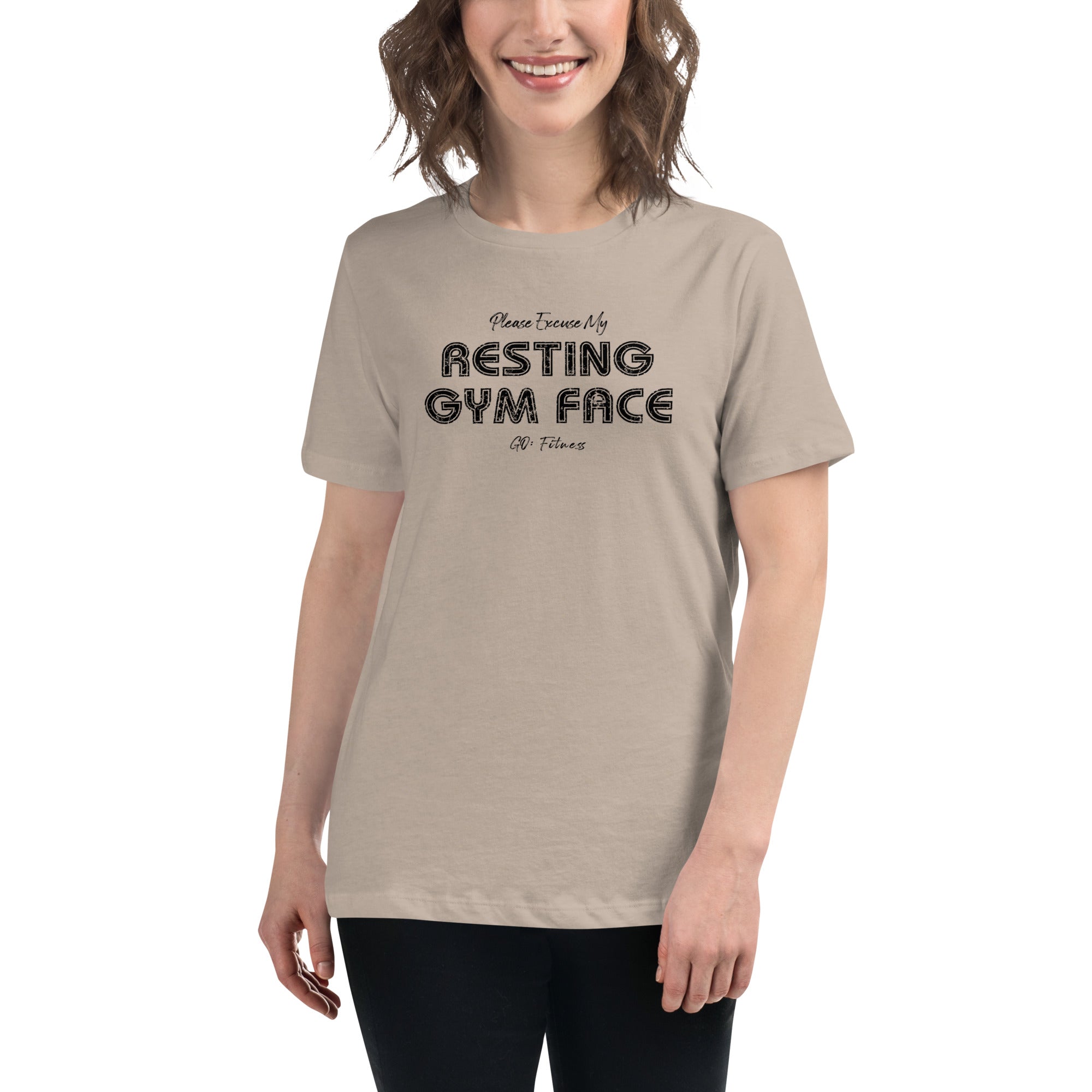 Resting Gym Face Women's Relaxed T-Shirt