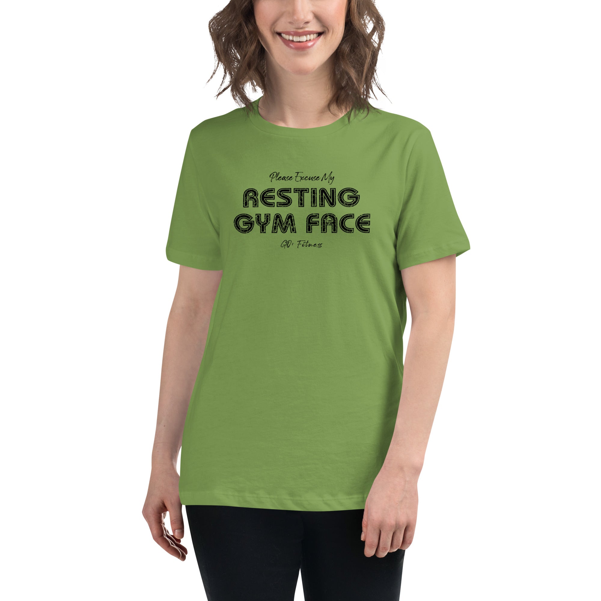 Resting Gym Face Women's Relaxed T-Shirt