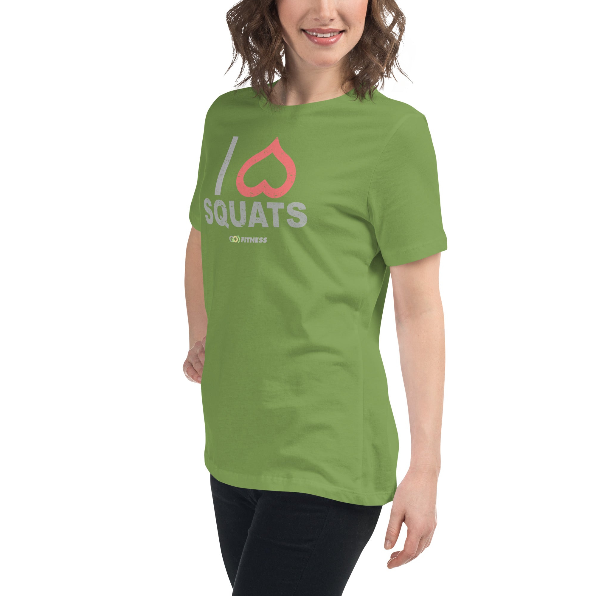 I Heart Squats Dark Women's Relaxed T-Shirt
