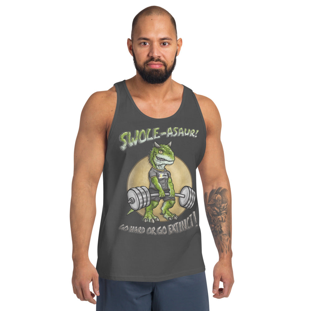 Swole-asaur - Green - Unisex Tank Top