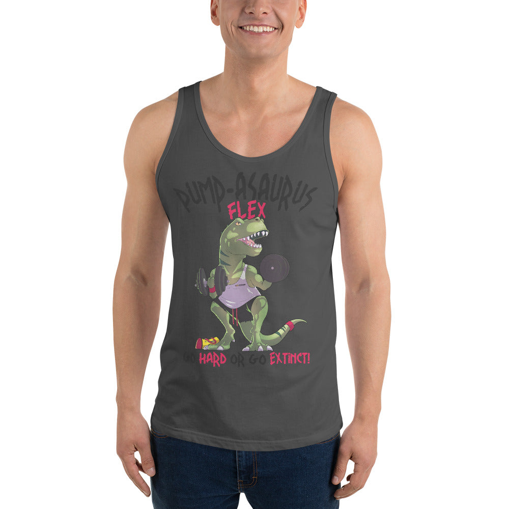 Pump-asaurus Flex Unisex Tank Top
