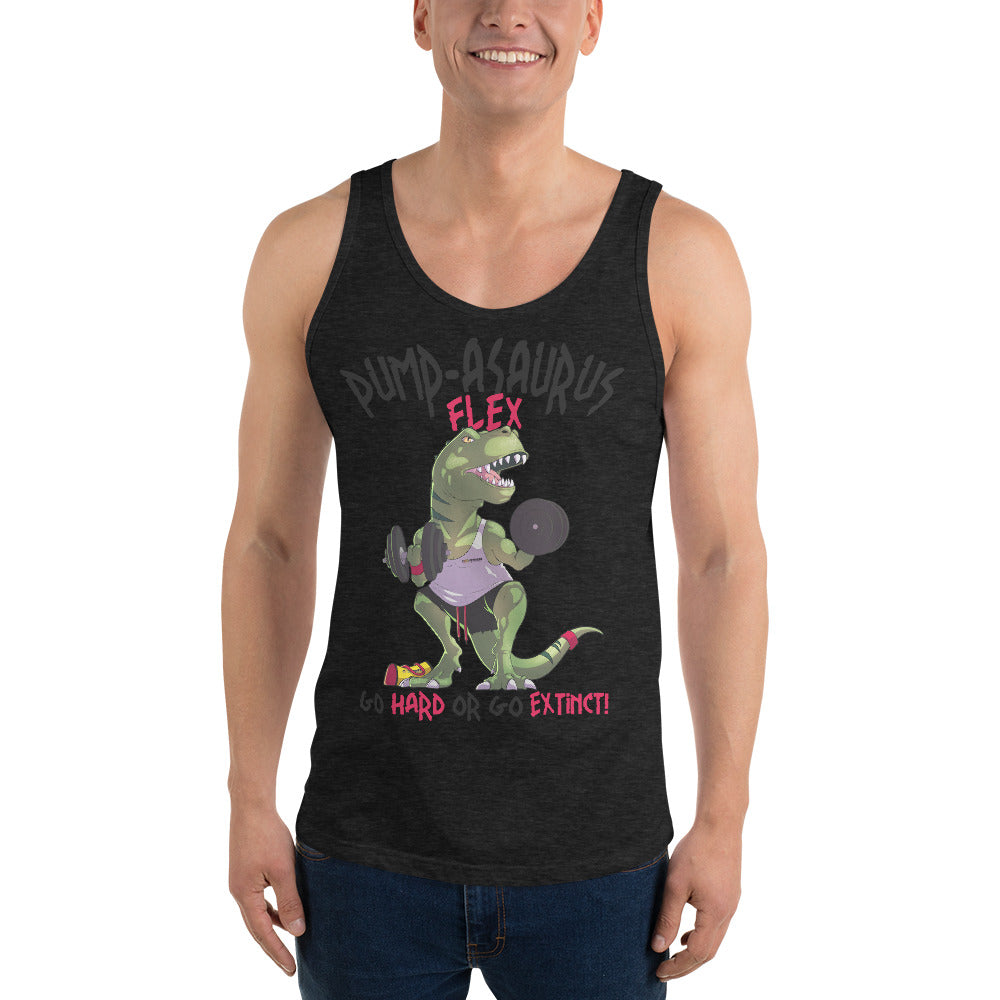 Pump-asaurus Flex Unisex Tank Top
