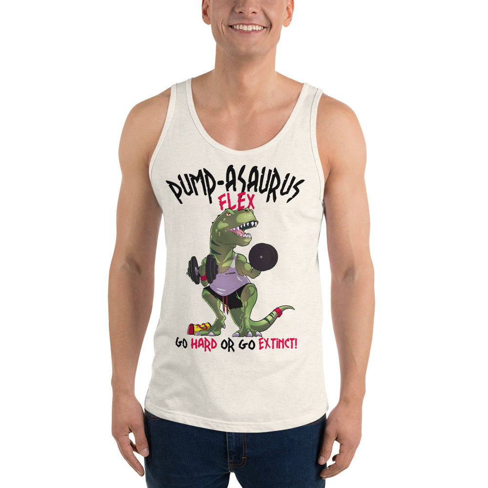 Pump-asaurus Flex Unisex Tank Top