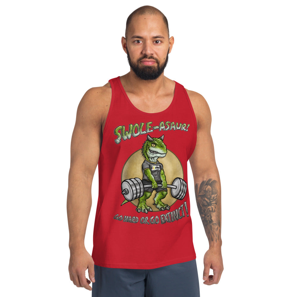 Swole-asaur - Green - Unisex Tank Top