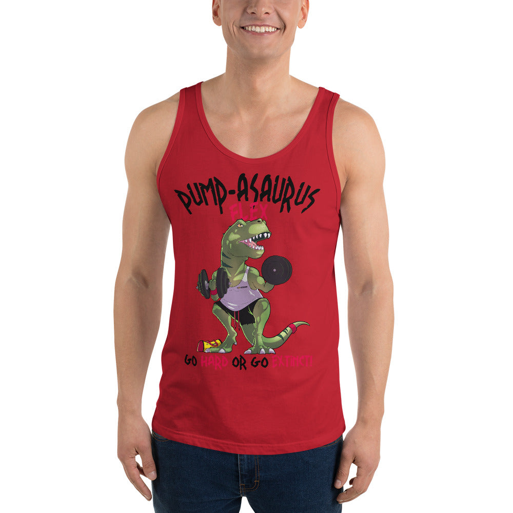 Pump-asaurus Flex Unisex Tank Top