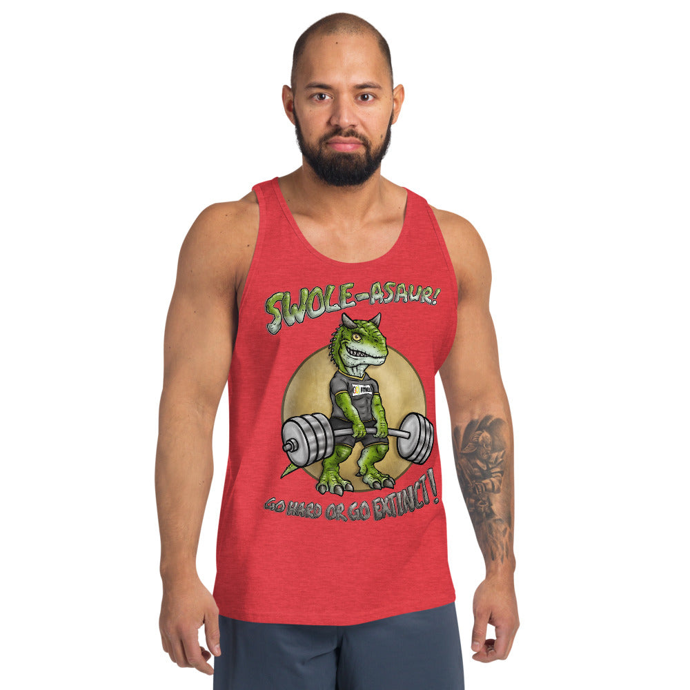 Swole-asaur - Green - Unisex Tank Top