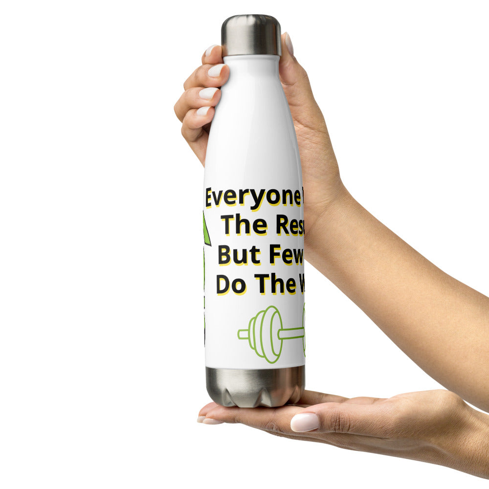 "Do The Work" Stainless Steel Water Bottle