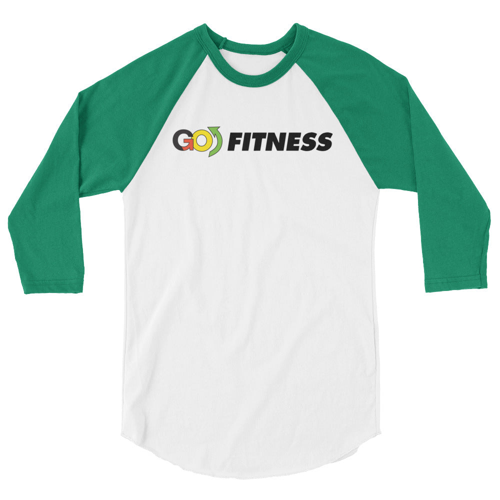 Go Green 3/4 sleeve raglan shirt