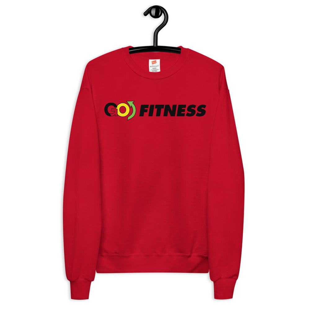 Go Fit Red Unisex fleece sweatshirt