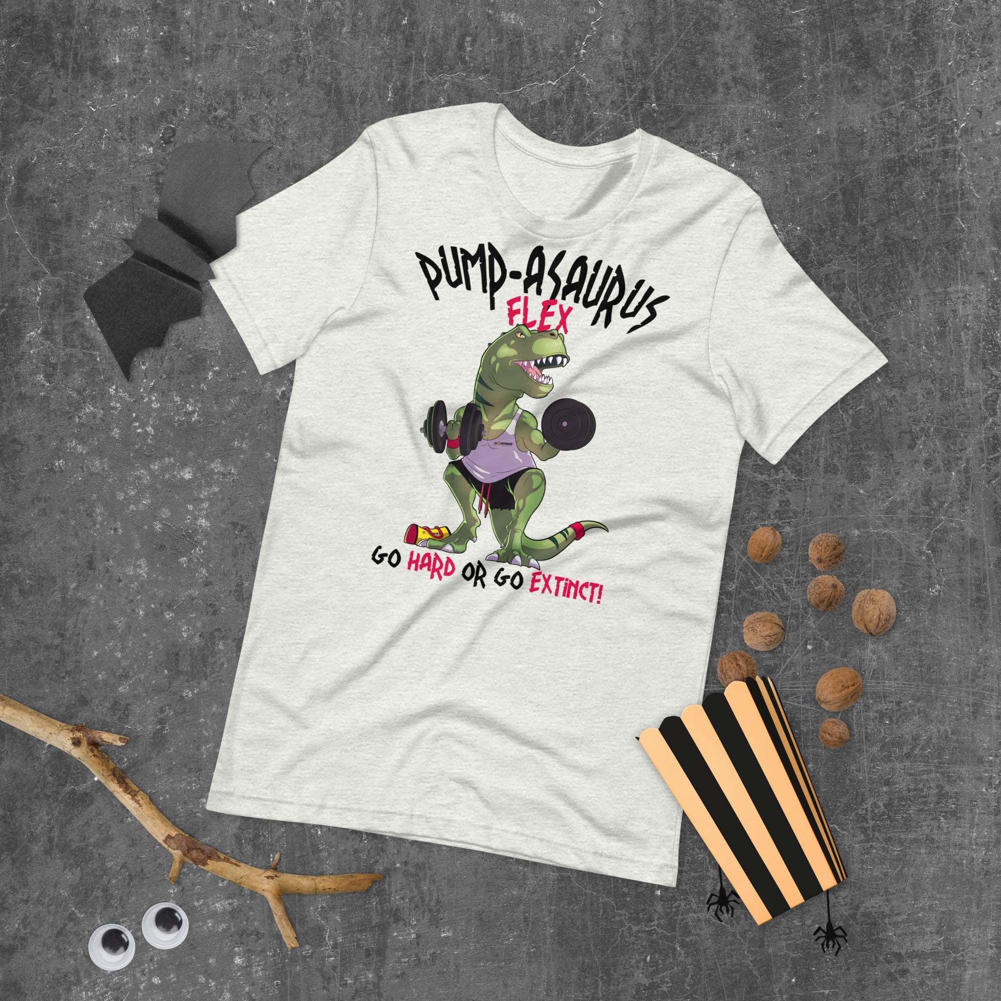 Pump-Asaurus Rex DarkUnisex t-shirt