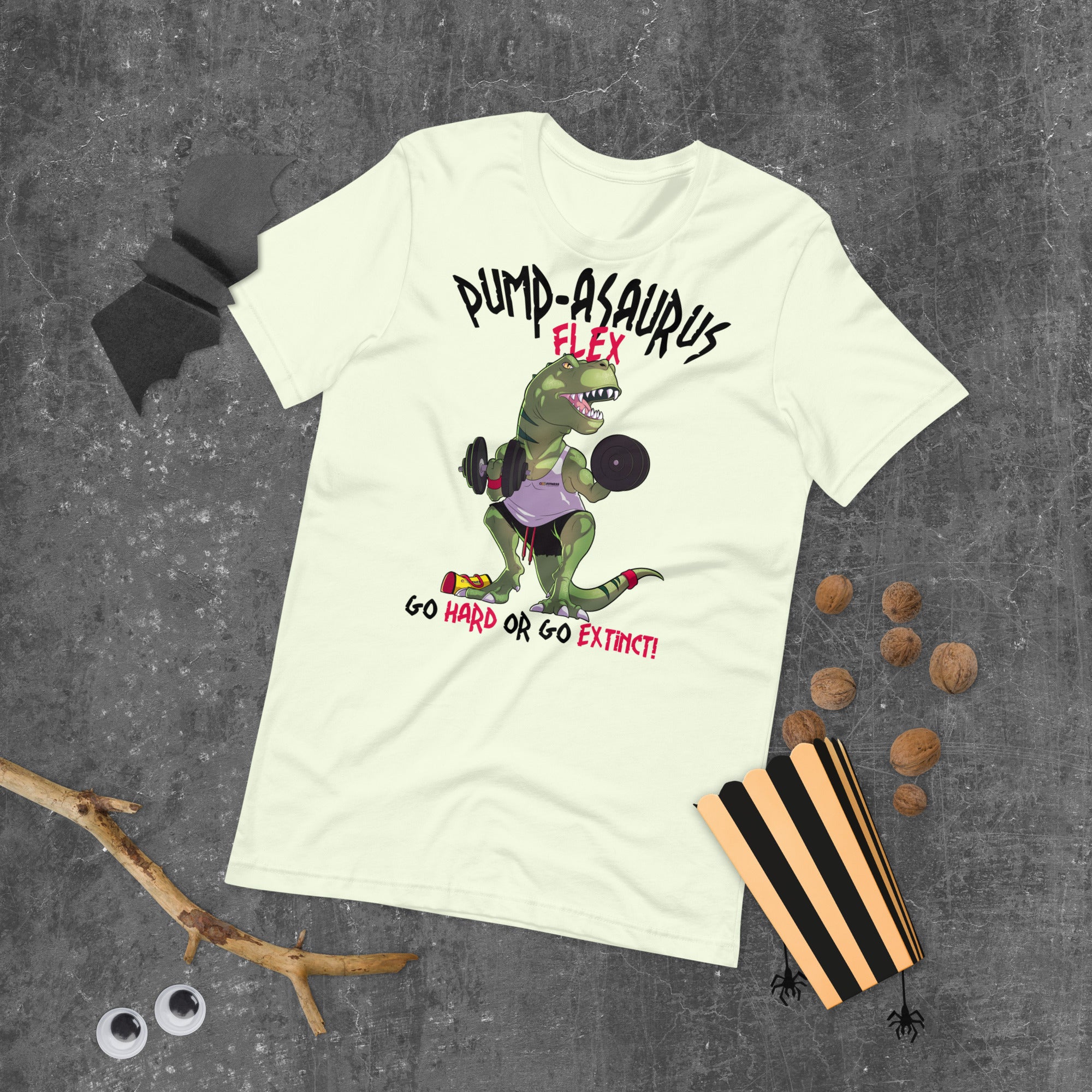 Pump-Asaurus Rex DarkUnisex t-shirt