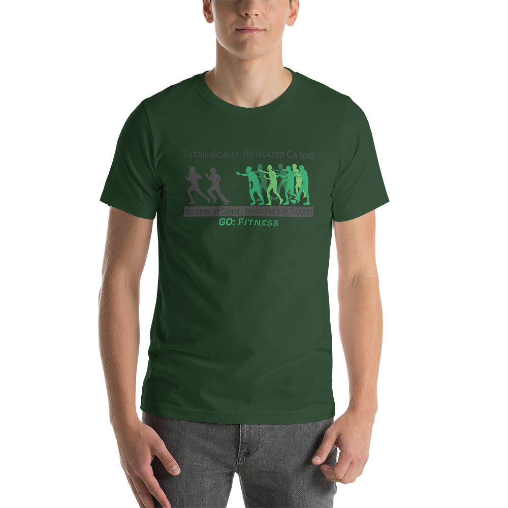 Extrinsically Motivated Cardio - Zombie - Short-sleeve unisex t-shirt