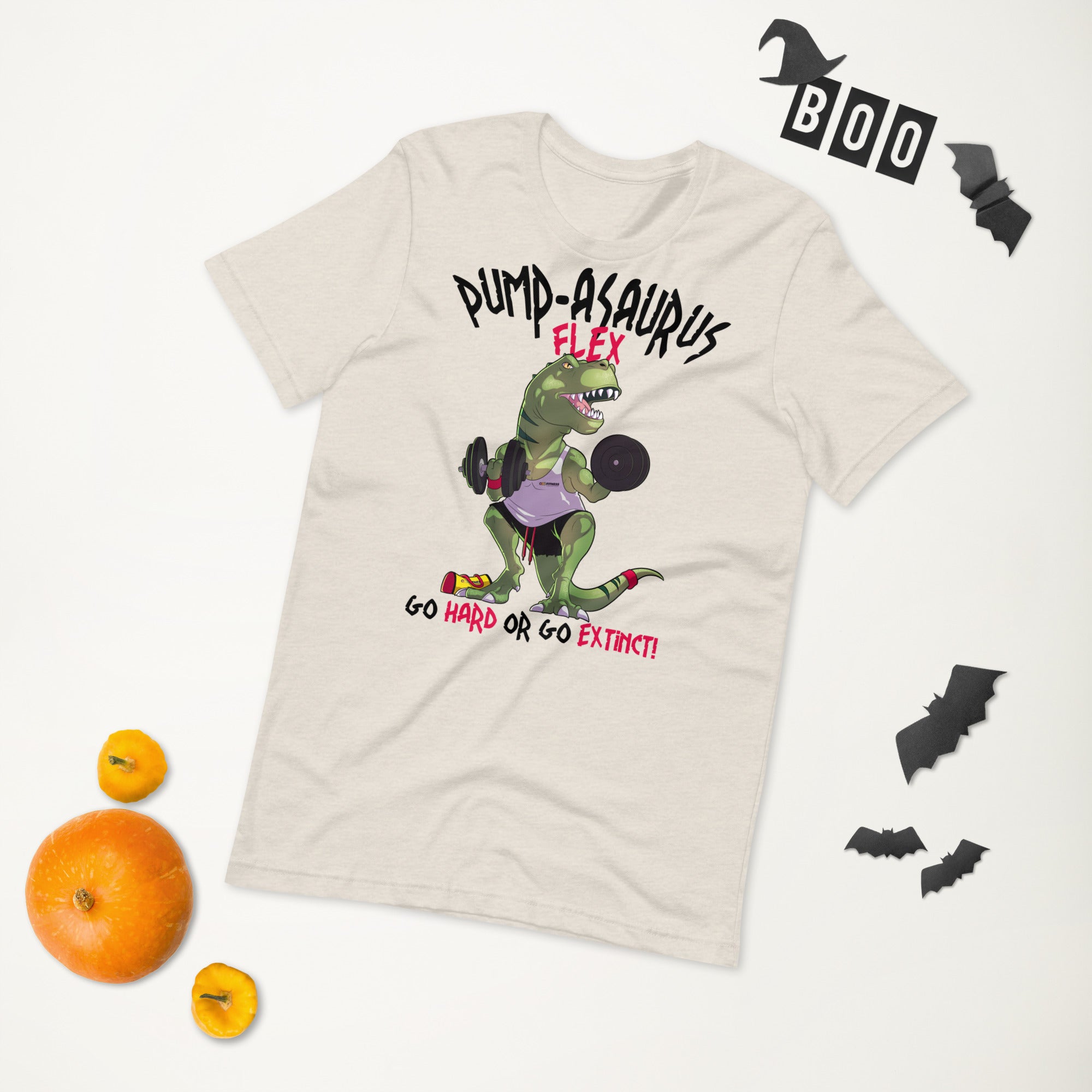 Pump-Asaurus Rex DarkUnisex t-shirt