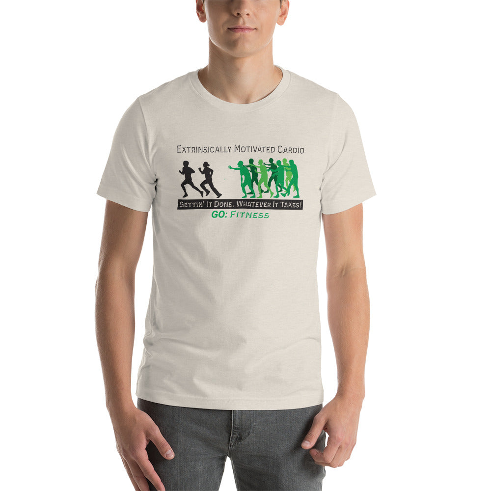Extrinsically Motivated Cardio - Zombie - Short-sleeve unisex t-shirt