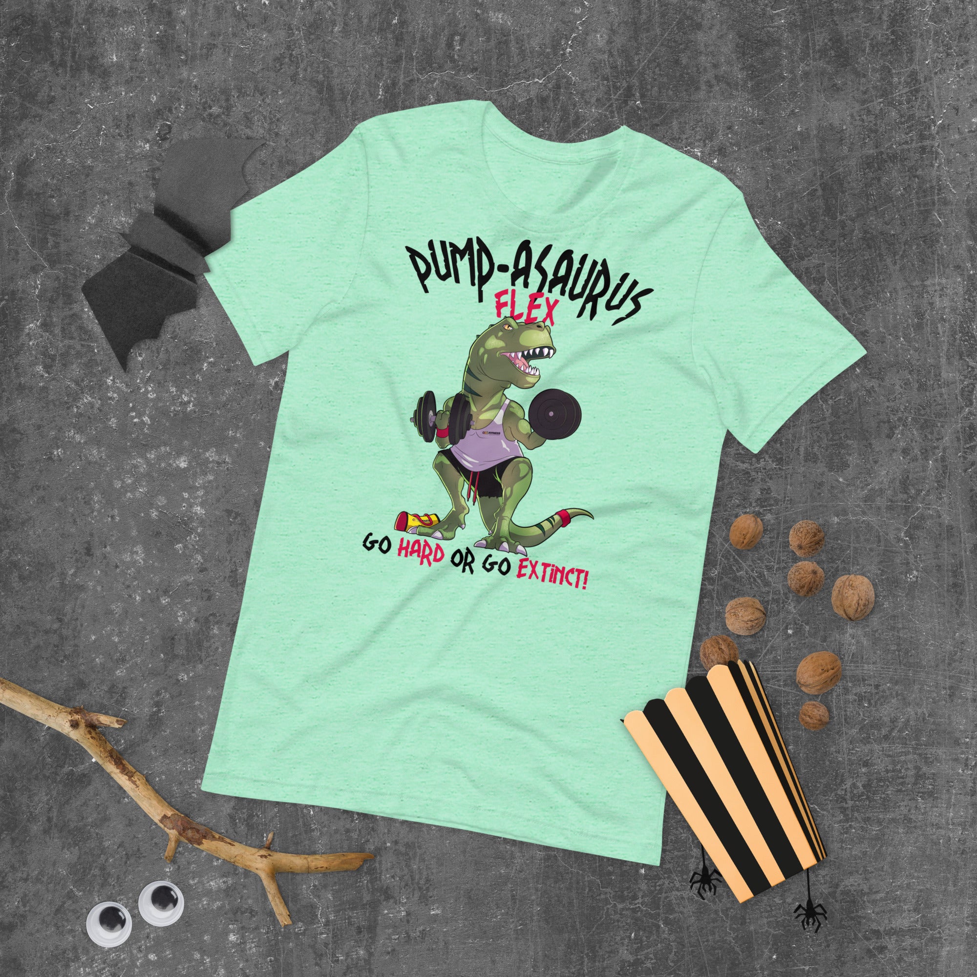 Pump-Asaurus Rex DarkUnisex t-shirt