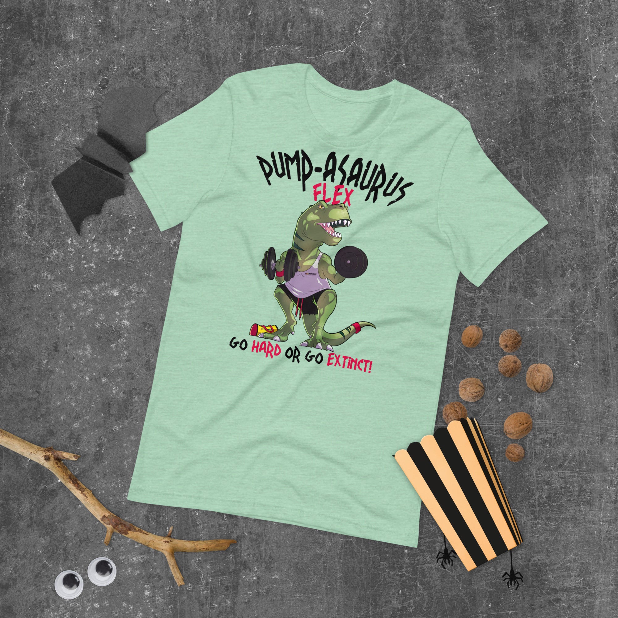 Pump-Asaurus Rex DarkUnisex t-shirt