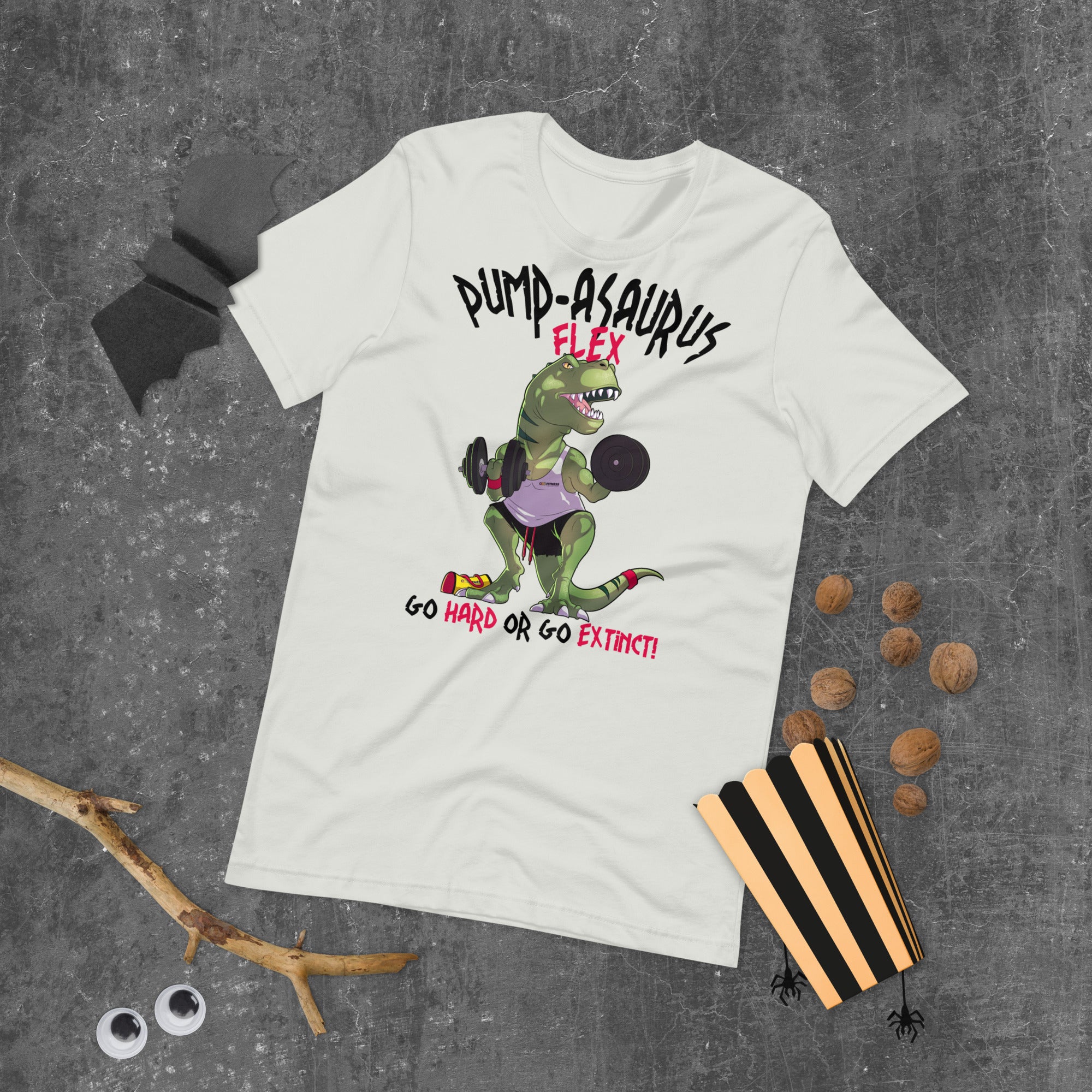 Pump-Asaurus Rex DarkUnisex t-shirt