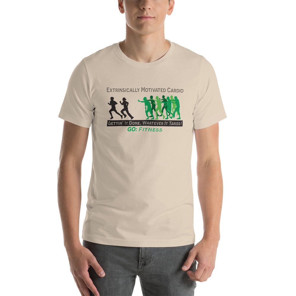 Extrinsically Motivated Cardio - Zombie - Short-sleeve unisex t-shirt