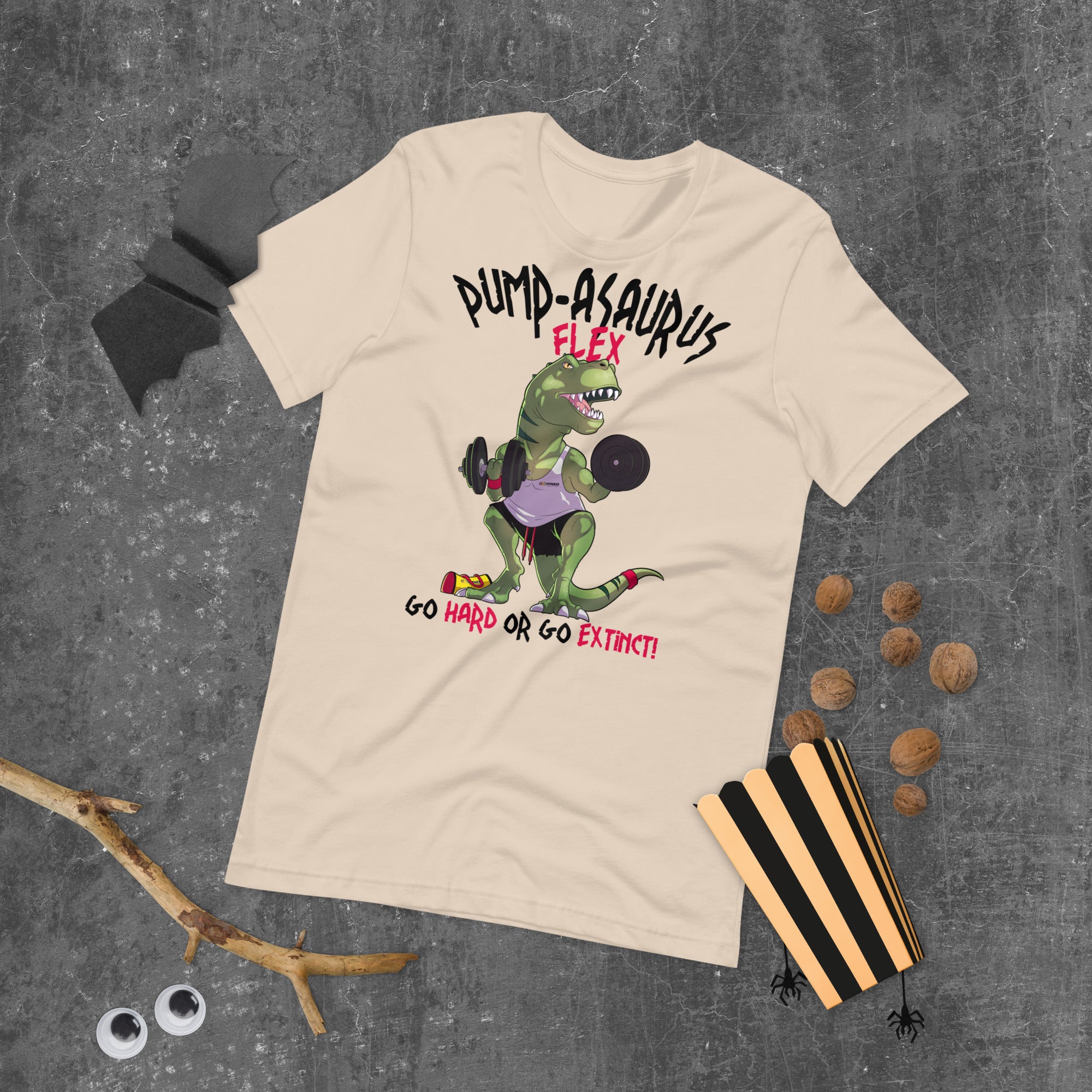 Pump-Asaurus Rex DarkUnisex t-shirt