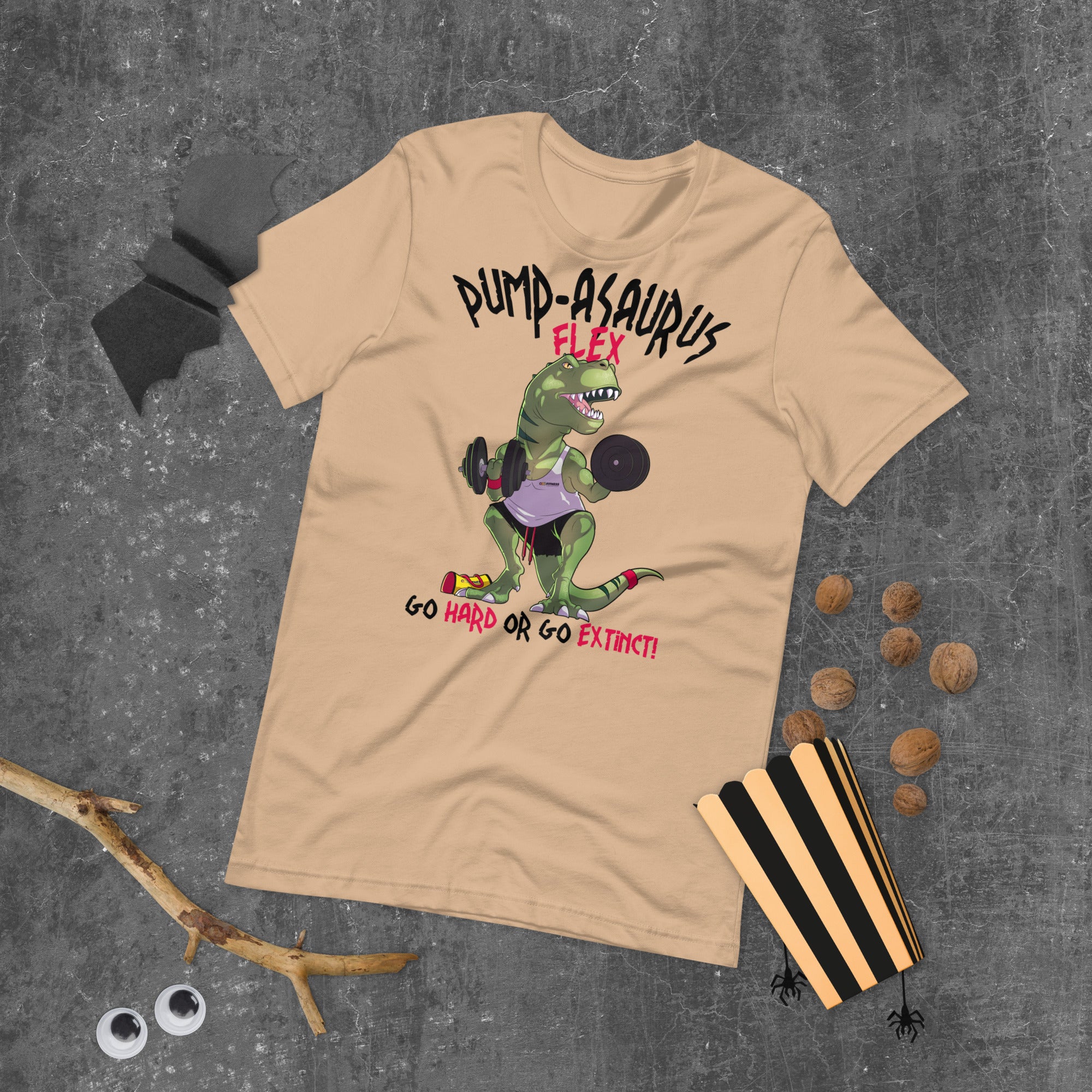 Pump-Asaurus Rex DarkUnisex t-shirt