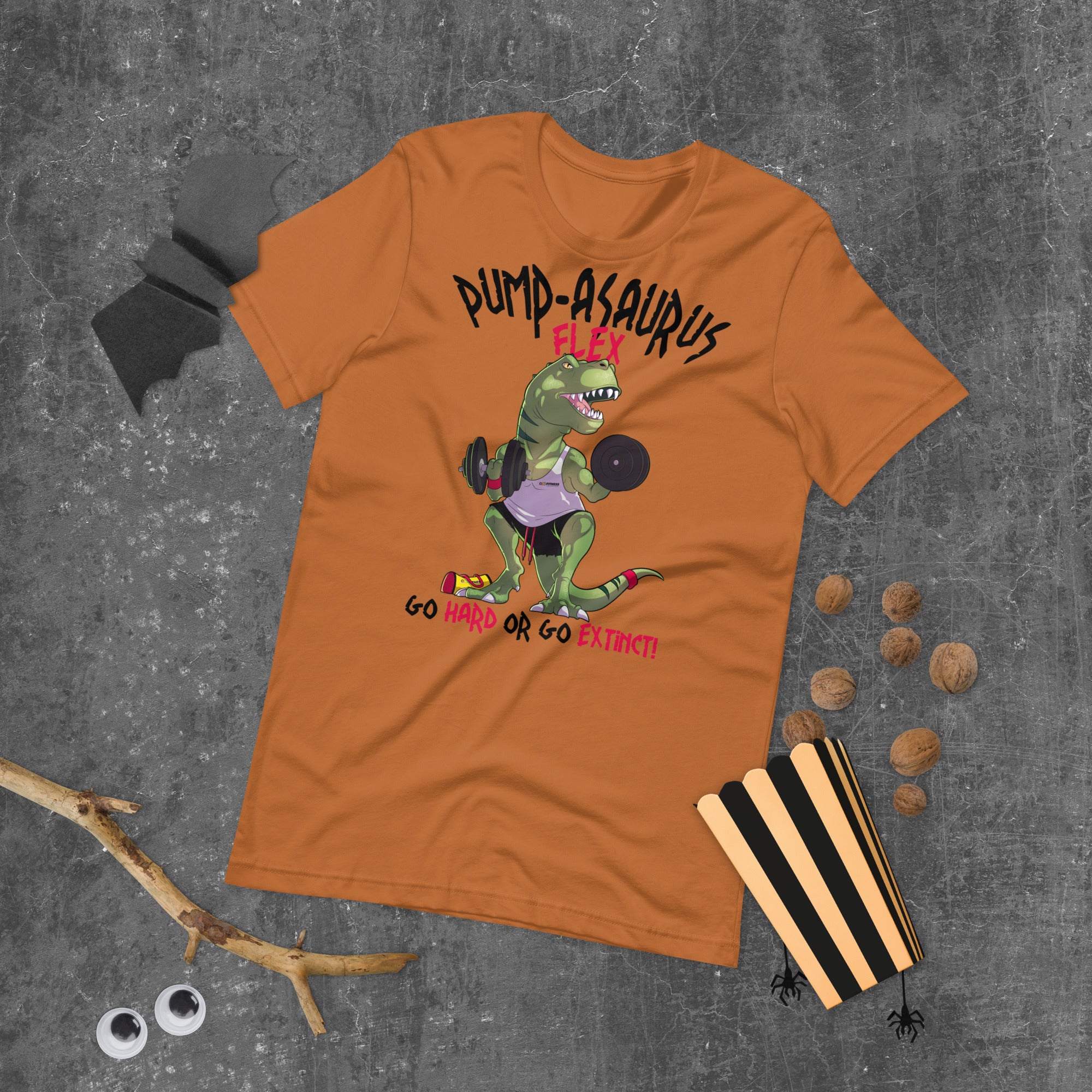 Pump-Asaurus Rex DarkUnisex t-shirt