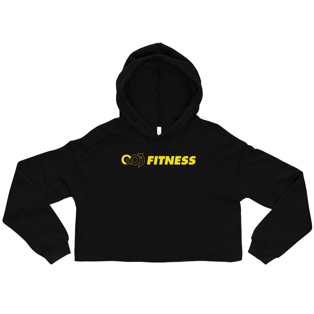 Go Yellow Crop Hoodie