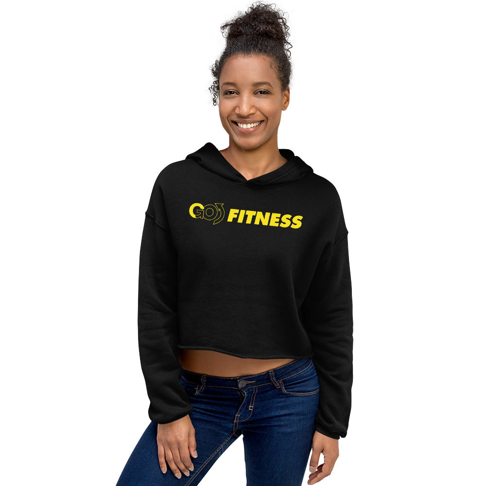 Go Yellow Crop Hoodie