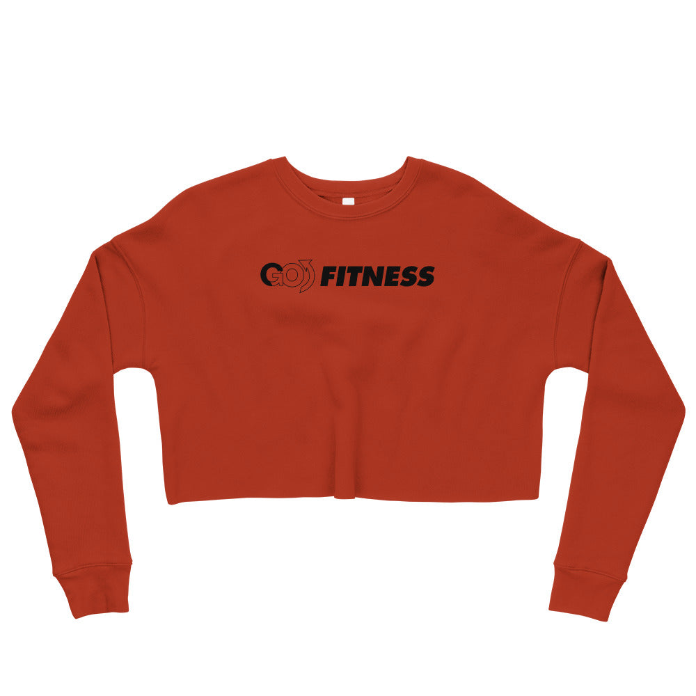 Go Red Crop Sweatshirt